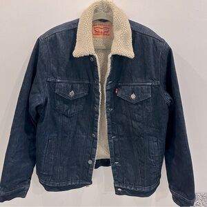 Levi’s Vintage Denim Trucker Shearling Jacket